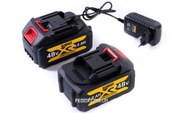 Коса Безщіткова DeWalt (DCMST164N) Акумуляторна (48V / 6Ah) Тример садовий Деволт (+2 АКБ) Легка косарка