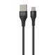 Кабель Proove Double Way Weft Lightning 2.4A (1м) черный