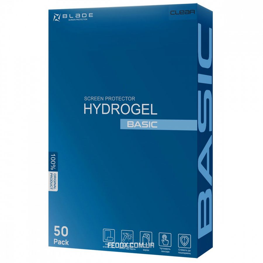 Захисна гідрогелева плівка BLADE Hydrogel Screen Protection BASIC (clear glossy)