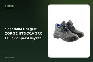 Черевики Hoegert ZORGE HT5K516 SRC S3: як обрати взуття