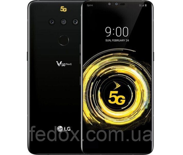 Мобільний телефон LG V50 ThinQ 128 GB V500N Black (Original)