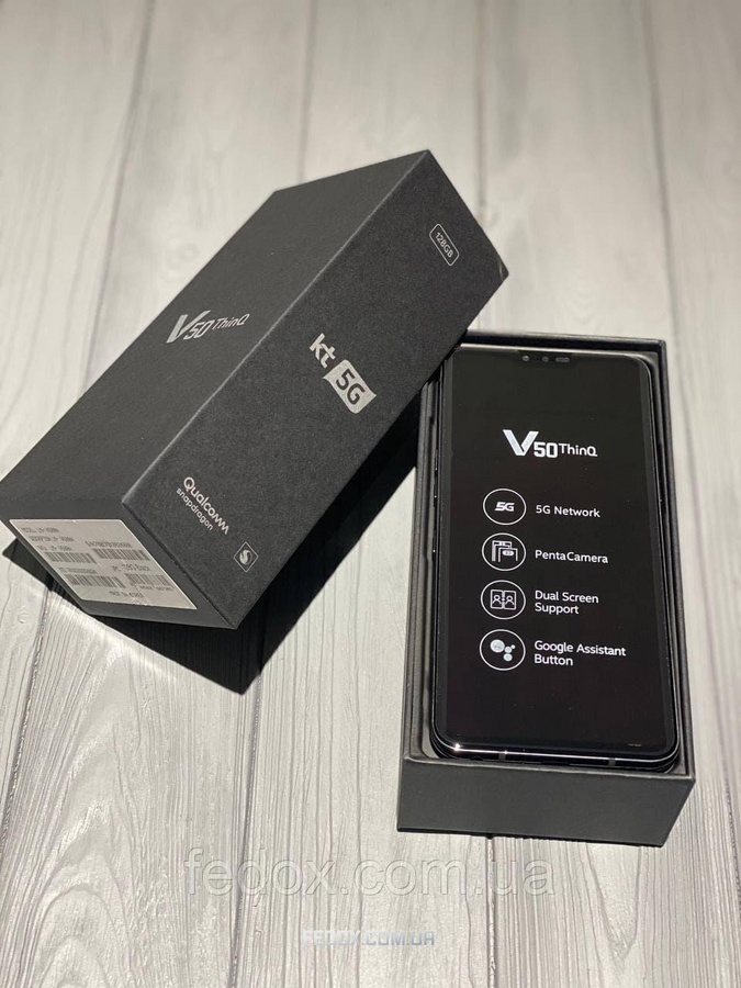 Мобільний телефон LG V50 ThinQ 128 GB V500N Black