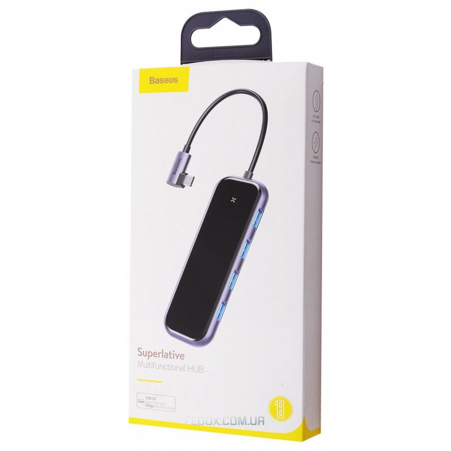 USB-Хаб Baseus Multi-functional (Type-C to 4xUSB3.0+PD)