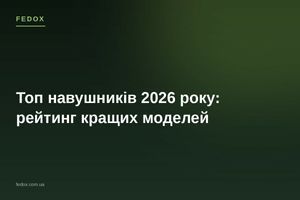 Топ навушників 2026 року: рейтинг кращих моделей