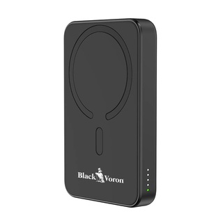 Бездротовий магнітний Power Bank Black Voron 22,5 Вт Fast Charge 5000mAh Black для Смартфонів та навушників