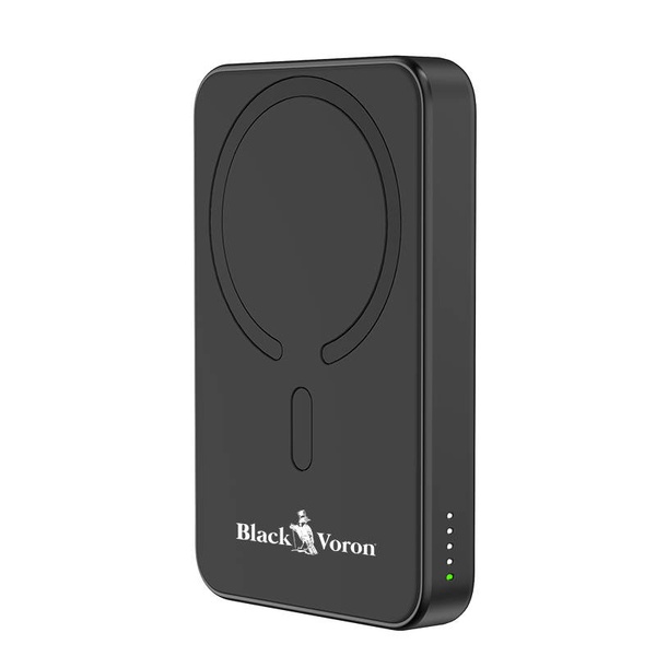Бездротовий магнітний Power Bank 22,5 Вт Fast Charge 5000mAh Black для Смартфонів та навушників
