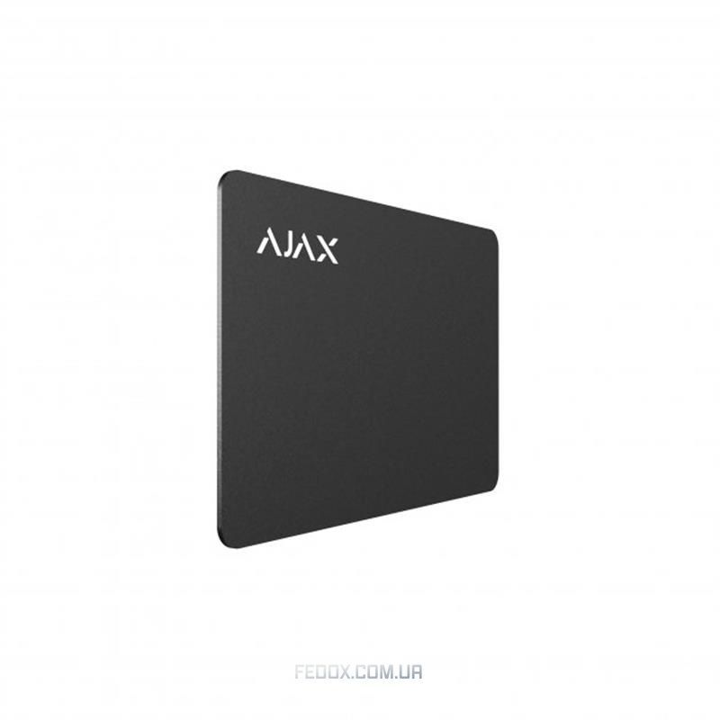 Бесконтактная карта Ajax Pass Black (10pcs) (38218.89.BL)