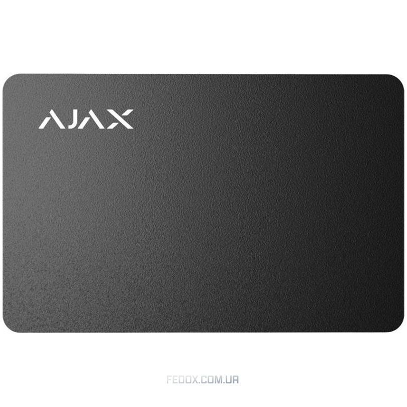 Бесконтактная карта Ajax Pass Black (10pcs) (38218.89.BL)