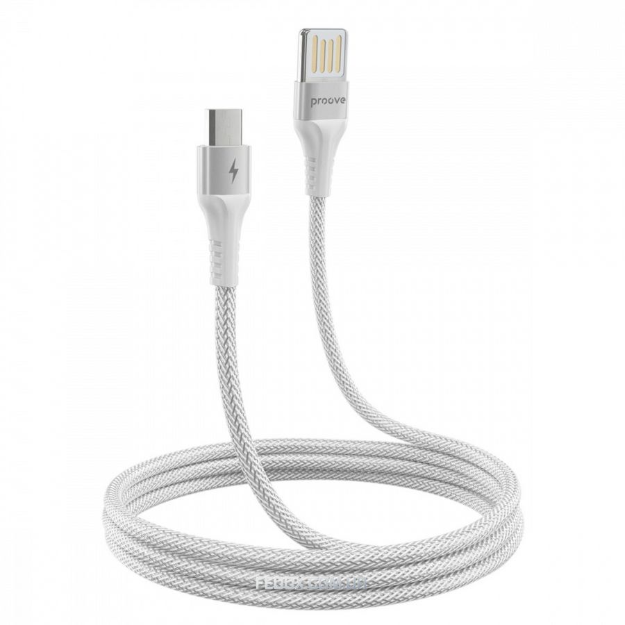 Кабель Proove Double Way Weft Micro USB 2.4A (1m)