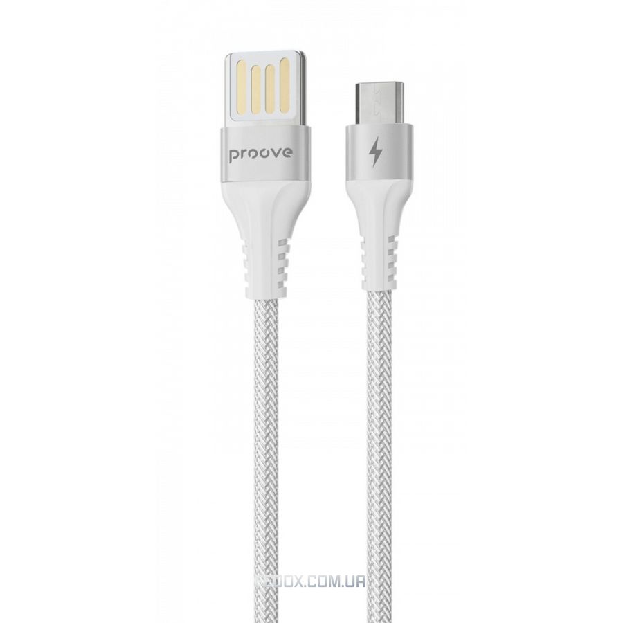 Кабель Proove Double Way Weft Micro USB 2.4A (1m)